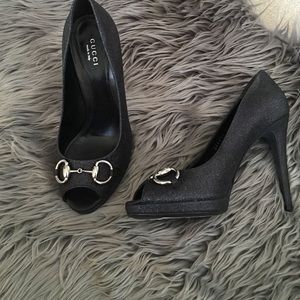 Gucci Peep Toe Heels