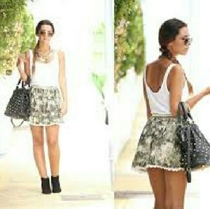 SALE!!!!  Flirty military skirt