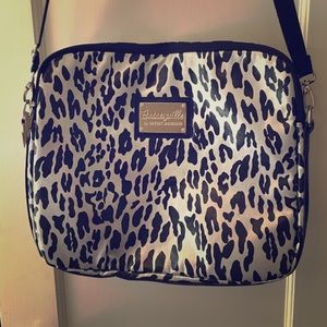 Betsy Jonhson silver leopard laptop case.