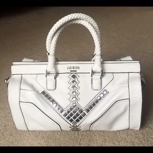 White GUESS Purse