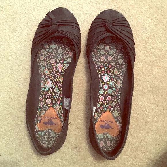 RocketDog Black Flats