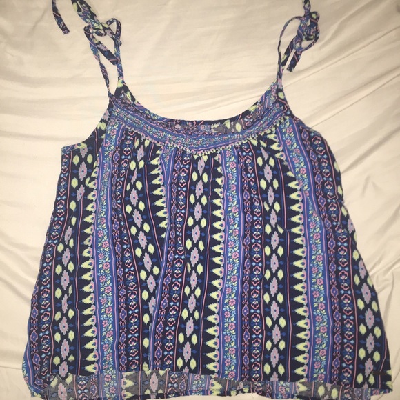 Hollister Aztec skinny strap tank top