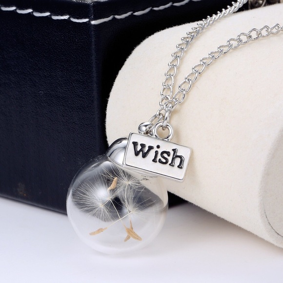 Host Pick!😍🎉 Dandelion wish necklace. Top trend!