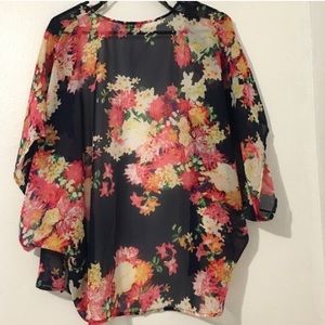 Floral kimono