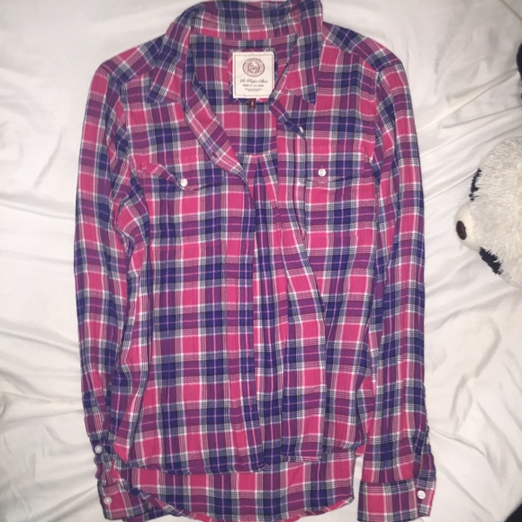 Pink and Blue Flannel