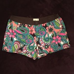 Paisley and flowers swim shorts
