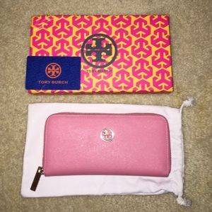 Authentic Tory Burch Spring Pink Wallet