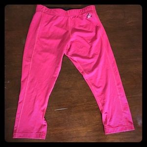 Adidas spandex work out crop pants