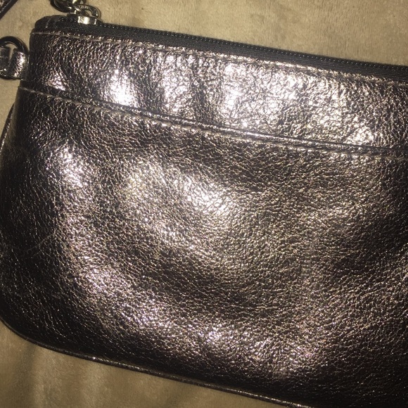 Metallic Coach Wristlet - Picture 2 of 2
