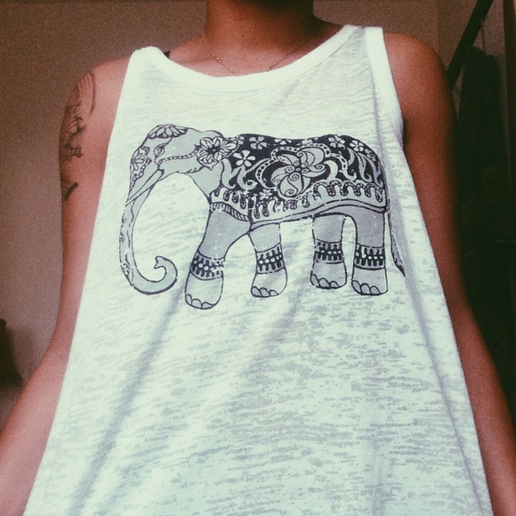 Elephant Back Out Tanktop