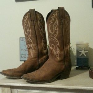 justin stampede western apache cowboy boot