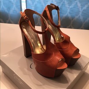Jessica Simpson Dany platform heels size 9
