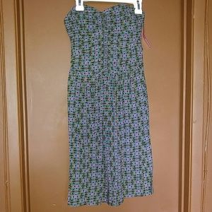 Strapless summer dress