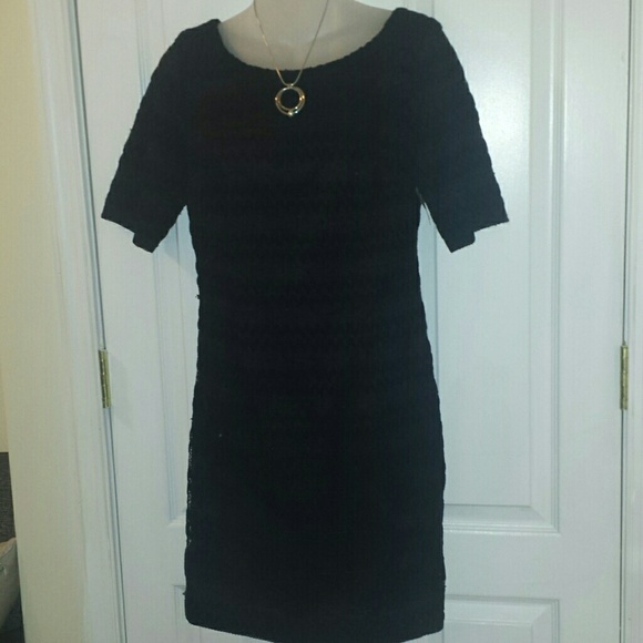 Black cocktail dress