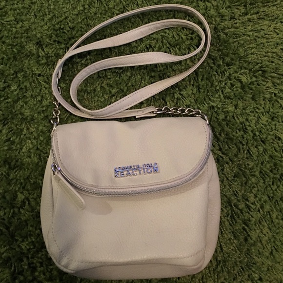 Kenneth Cole Reaction gray crossbody purse