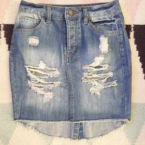 Forever 21 Jean Skirt