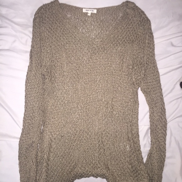 Brown Knit Long Sleeve