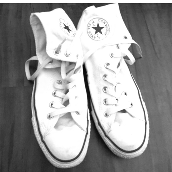 White high top converse