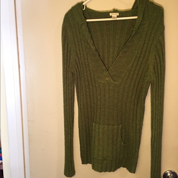 Maurices Sweaters - XL Green Maurice's Knit Hooded Sweater