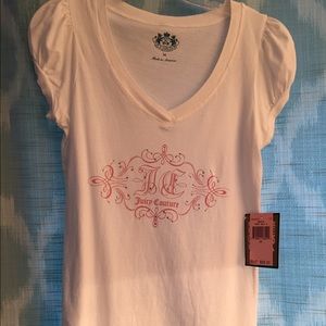 Juicy Couture puff sleeve T-shirt size medium