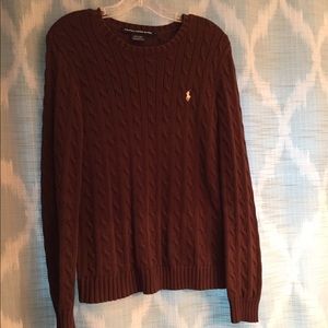 Ralph Lauren cable knit sweater size large