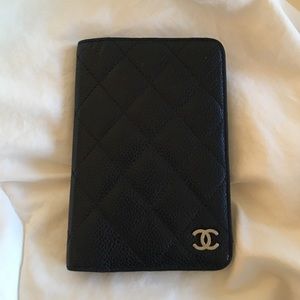 Chanel passport holder
