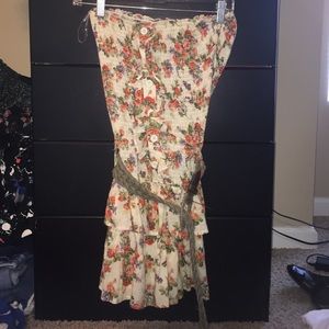 Floral ruffle dress