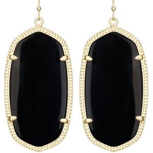 Kendra Scott black Danielle earrings