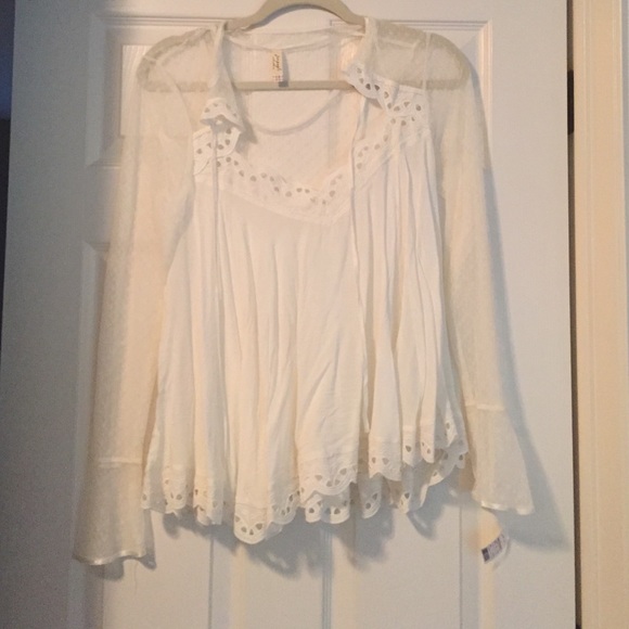 Brand new intimate free people blouse w tags
