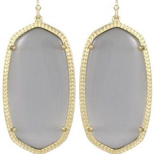 Kendra Scott slate Danielle earrings