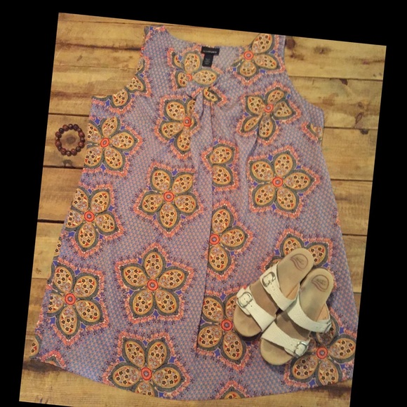 Lane Bryant 100% Polyester Silky Dress