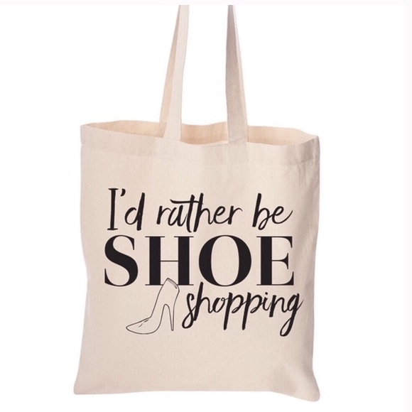 I'd Rather Be Shoe Shopping Tote Bag