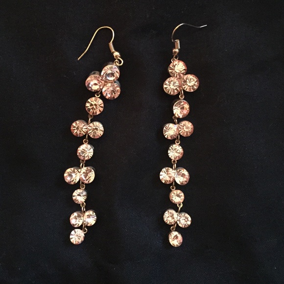 Rose gold earrings