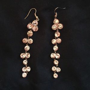 Rose gold earrings
