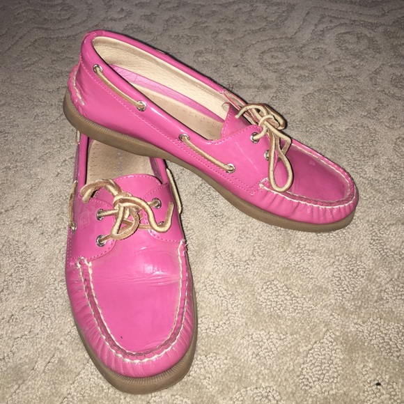 Pink Sperry Boat Shoes - Picture 1 of 1