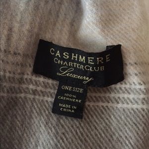 Charter Club 100% cashmere scarf