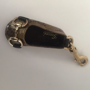 Authentic gucci horse bit ballet slipper key chain