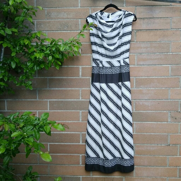 Unbranded Vintage sz 0-2 tall long yacht dress.