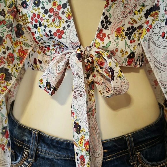 Crop Kimono Cardigan - Picture 3 of 4