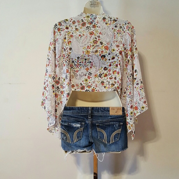 Crop Kimono Cardigan - Picture 4 of 4