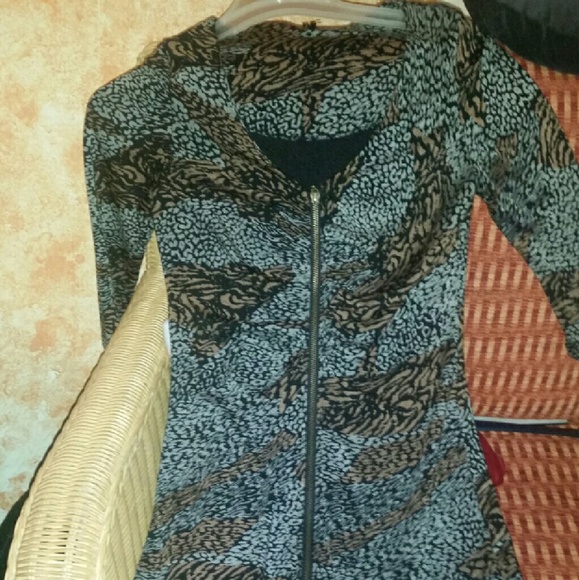 Sexy zip dress