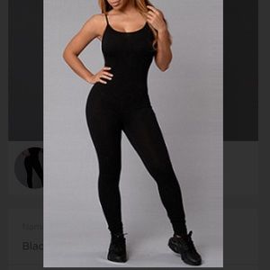 Black Spaghetti Strap Jumpsuit