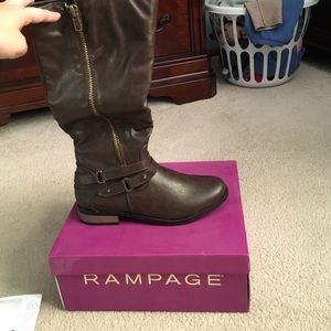 NWT Rampage Brown Riding Boot
