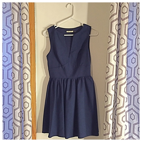 Navy party dress