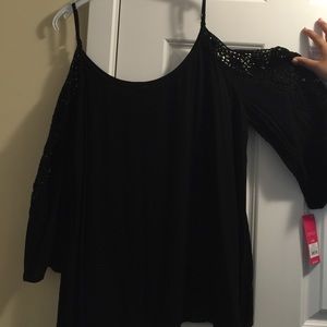 New cute black blouse