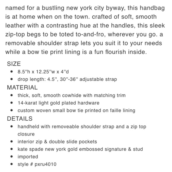 [kate spade] additional photos - Picture 3 of 4