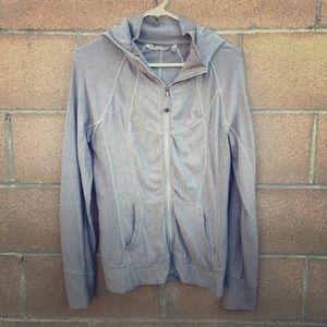 Gap Athleta Hoodie Sz M Gray