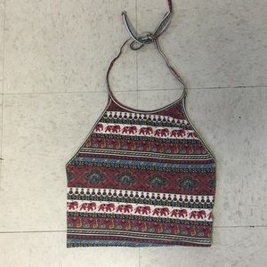 UO halter crop top