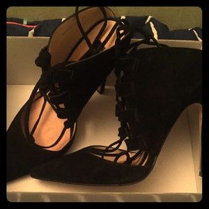 Top Shop Gillian Wraparound heels sz 40 EU/9.5 US