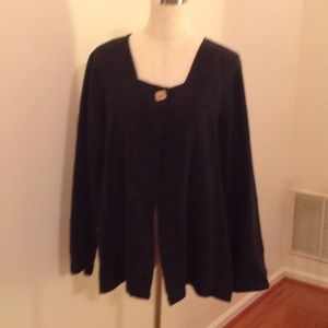 Black Soft Linen Jacket